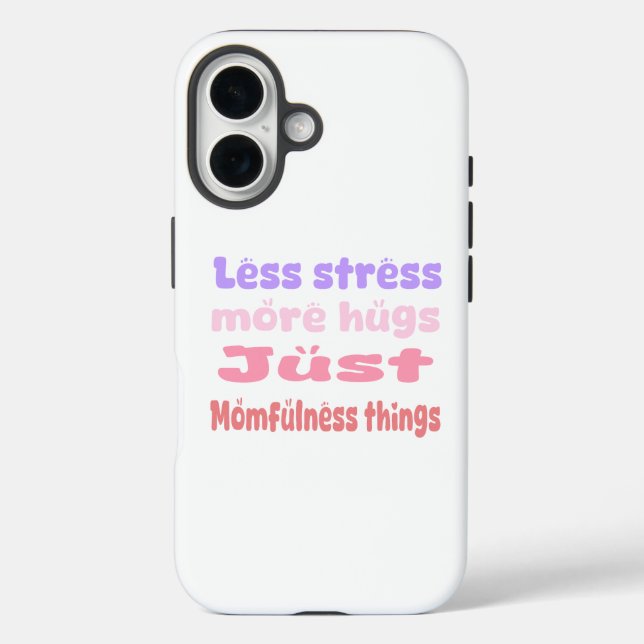 Coques Case-Mate iPhone Blanc Maman Douceur Excentrique (Verso)