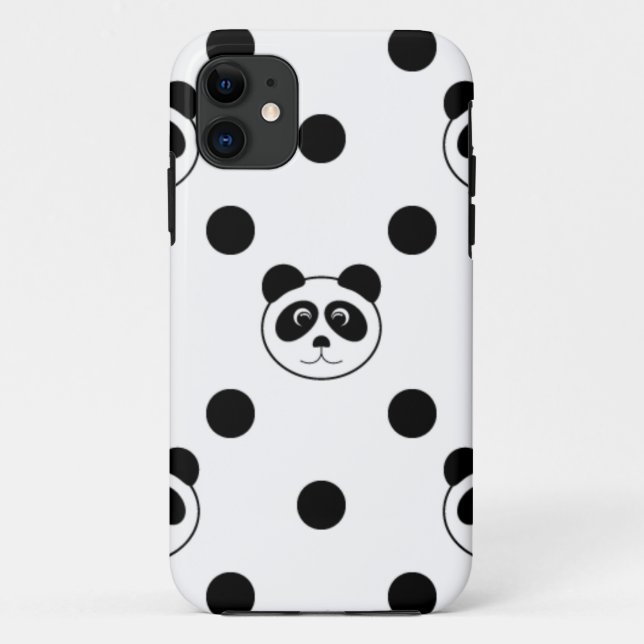 Coques Case-Mate iPhone blanc panda (Dos)