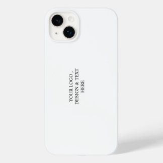 Coque Case-Mate iPhone Blanc Personnalisé – Votre Logo & Texte Ici