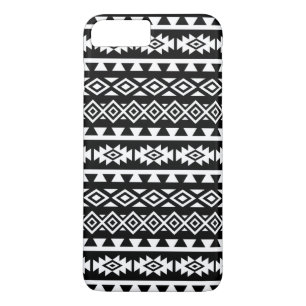 Case-Mate iPhone Case Blanc stylisé du motif II d'Aztèque grand sur le