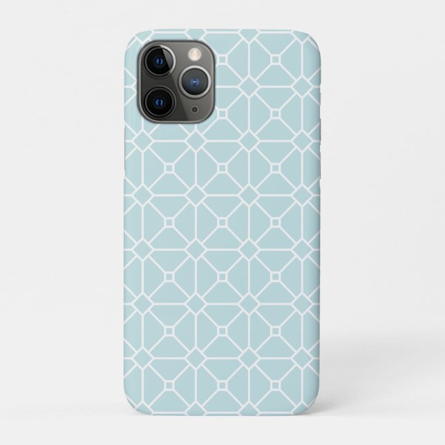 Coques Case-Mate iPhone Blanc Turquoise Turquoise moderne (Dos)