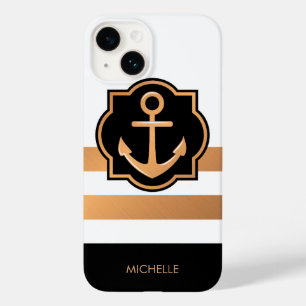 Coque Case-Mate iPhone Blancs noirs et dorés