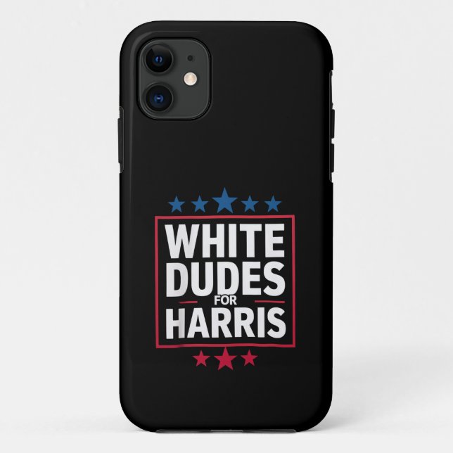 Coques Case-Mate iPhone Blancs pour Kamala Harris Présidente 2024  (Dos)