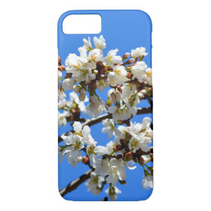 Coque Case-Mate Pour iPhone Blancs printemps fleurit arbre à écoulement blanc