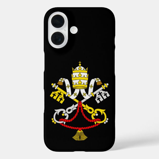Coques Case-Mate iPhone Blason du Vatican Emblème d'art fin de luxe (Verso)