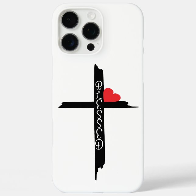 Coques Case-Mate iPhone blessed cross Phone case (Verso)
