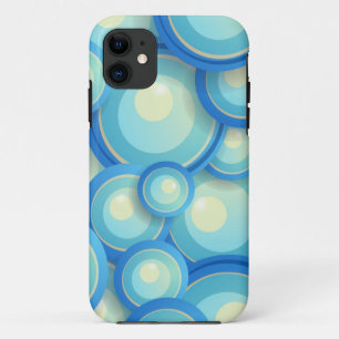 Coque Case-Mate iPhone bleu Abstrait en vert