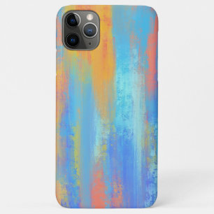 Case-Mate iPhone Case Bleu Abstrait et orange