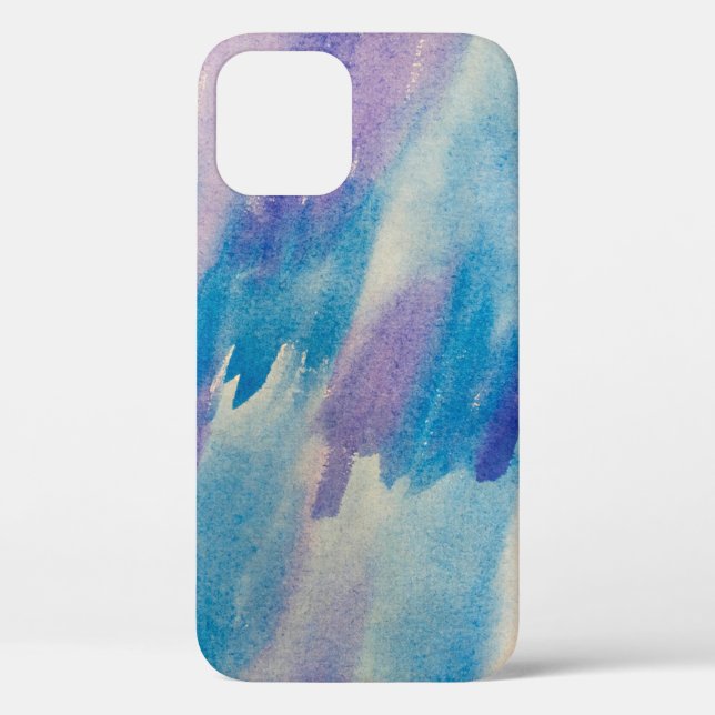 Coques Case-Mate iPhone Bleu abstrait fond abstrait, aqua, art, art (Verso)