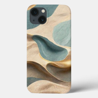 Case-Mate iPhone Case bleu beige vert vague