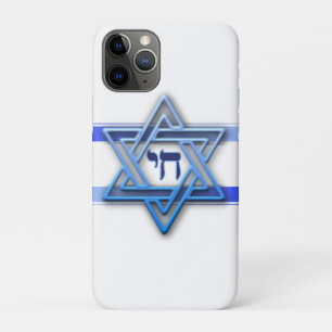 Coque Case-Mate Pour iPhone Bleu blanc et l'étoile de David