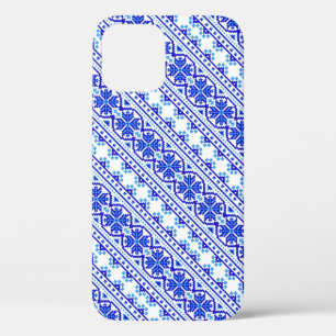 Case-Mate iPhone Case Bleu blanc mignon décoratif rayures ukrainiennes