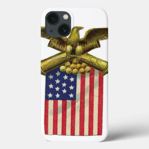 Etui iPhone Case-Mate Bleu blanc rouge d'Eagle de drapeau patriotique