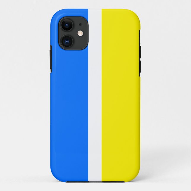 Coques Case-Mate iPhone Bleu bleu bleu bleu blanc brillant (Dos)