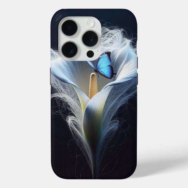 Coques Case-Mate iPhone Bleu Bleu Papillon Morpho Commun En Lily (Verso)