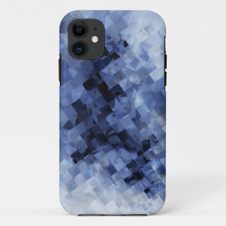 Coque iPhone 11 Bleu carré