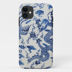 Coque Case-Mate Pour iPhone Bleu chinois vintage du Monaco de chinoiserie de