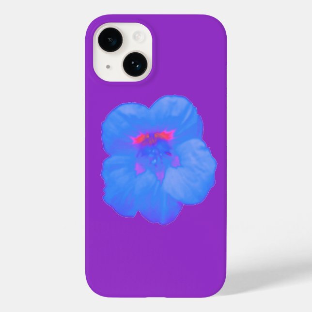 Coques Case-Mate iPhone Bleu clair Nasturtium (Verso)