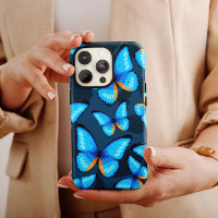 Bleu clair Papillon iPhone | Papillon iPhone 13