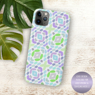 Case-Mate iPhone Case Bleu clair rose pourpre Lime Vert Art Africain
