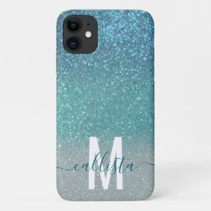 Case-Mate iPhone Case Bleu clair Turquoise Parties scintillant brillante