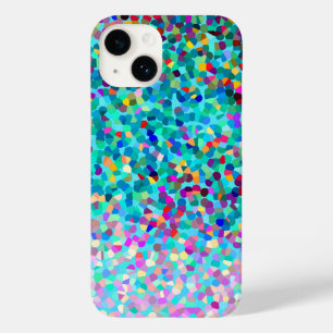 Coque Case-Mate iPhone Bleu coloré Multicolore Abstrait Art Motif