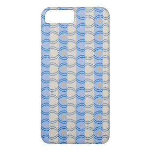 Coques Pour iPhone Bleu courant Tan de Candystripe