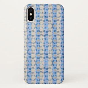 Coque Case-Mate Pour iPhone Bleu courant Tan de Candystripe
