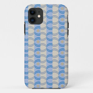 Coque iPhone 11 Bleu courant Tan de Candystripe