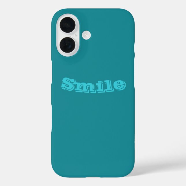 Coques Case-Mate iPhone Bleu Cyan Turquoise Turquoise Printemps saison Cou (Verso)