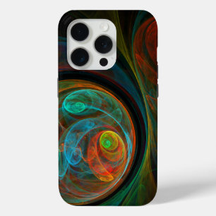 Coque Case-Mate iPhone Bleu de renaissance Art Abstrait