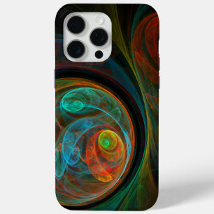 Coque Case-Mate iPhone Bleu de renaissance Art Abstrait