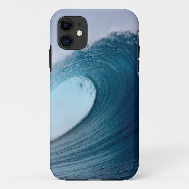 Coques Case-Mate iPhone Bleu des vagues de surf océanique (Dos)