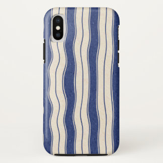 Etui iPhone Case-Mate Bleu et blanc ondulé