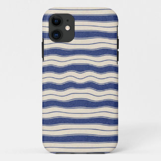 Case-Mate iPhone Case Bleu et blanc ondulé
