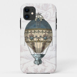 Coque Case-Mate iPhone Bleu et crème baroques de ballon