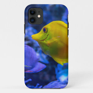 Case-Mate iPhone Case Bleu Et Jaune Deux Beaux Poissons