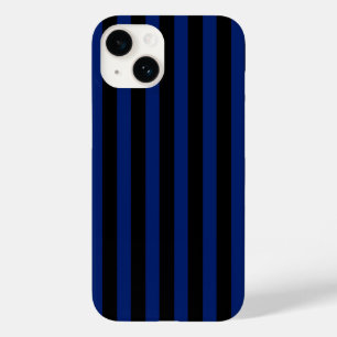 Coque Case-Mate iPhone Bleu et noir bonbons rayés