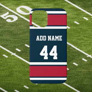 Coque Case-Mate iPhone Bleu et rouge acier