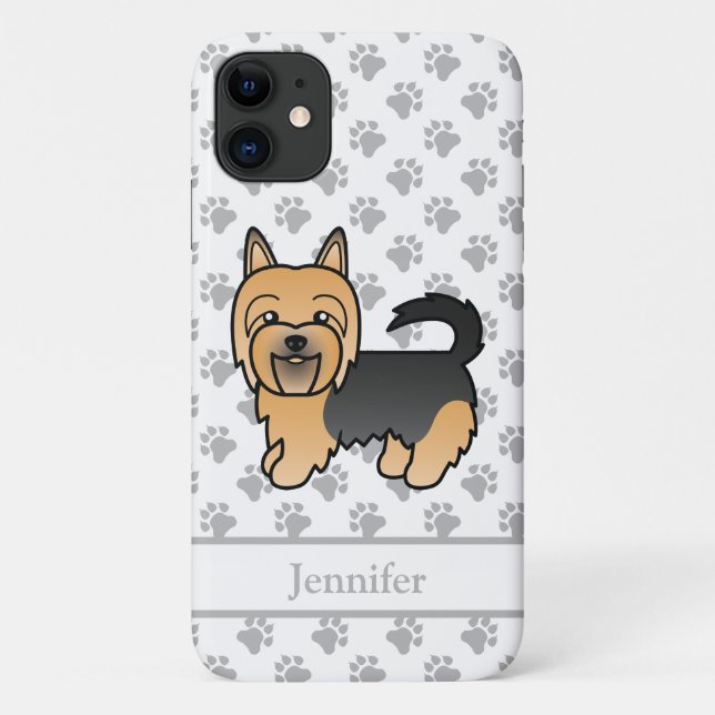 Coques Case-Mate iPhone Bleu Et Tan Australien Terrier Cute Dessin Chien (Dos)