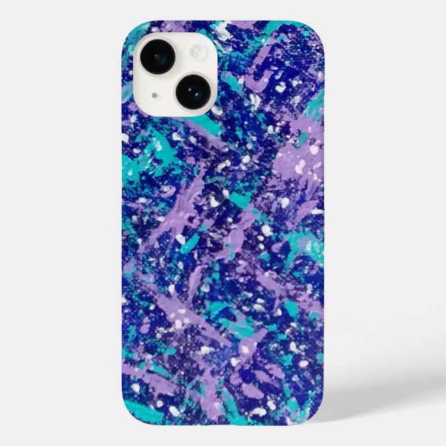 Coques Case-Mate iPhone Bleu et violet (Verso)