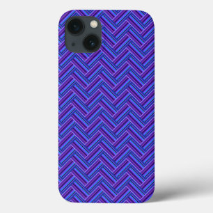 Case-Mate iPhone Case Bleu et violet bandes double tissage Coque-Mate iP