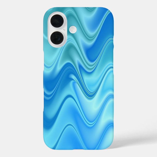 Coques Case-Mate iPhone Bleu foncé Abstrait (Verso)