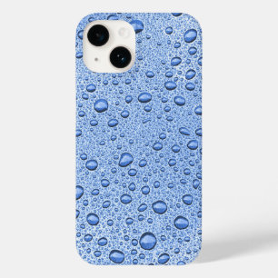 Coque Case-Mate iPhone Bleu gouttelettes d'eau