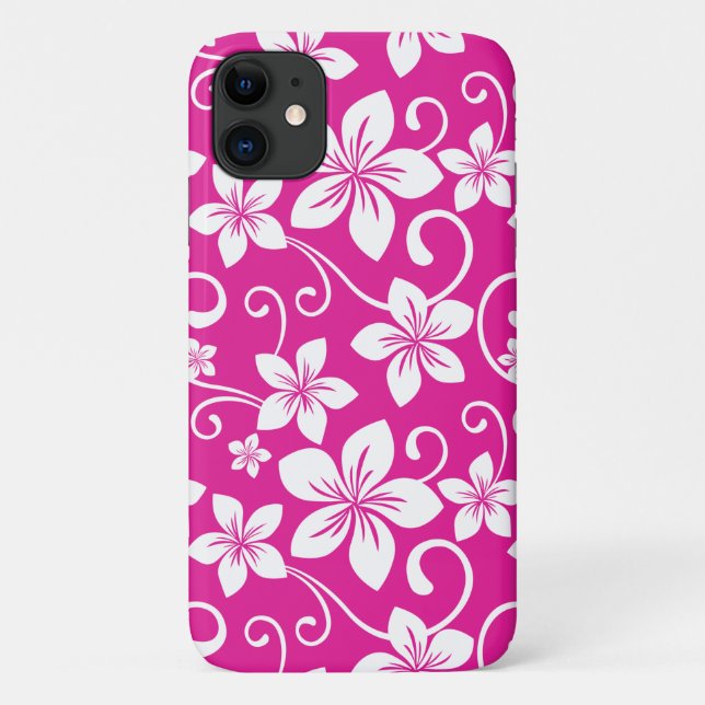 COQUES Case-Mate iPhone BLEU HAWAII (ROSE CHAUDE) (Dos)