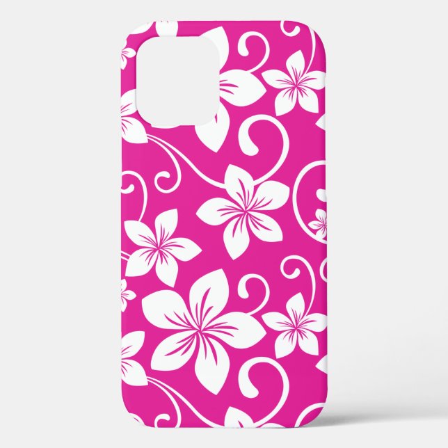 COQUES Case-Mate iPhone BLEU HAWAII (ROSE CHAUDE) (Verso)