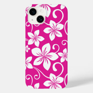COQUE Case-Mate iPhone BLEU HAWAII (ROSE CHAUDE)
