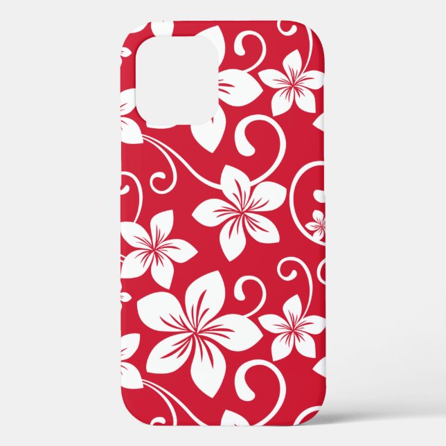 COQUES Case-Mate iPhone BLEU HAWAII (ROUGE) (Verso)