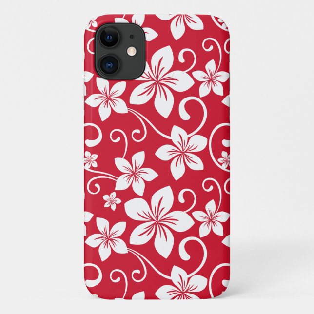 COQUES Case-Mate iPhone BLEU HAWAII (ROUGE) (Dos)