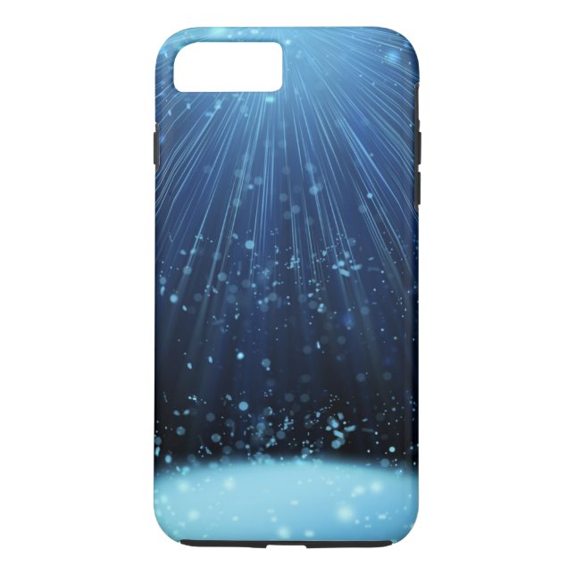 Coques Case-Mate iPhone Bleu Magique Abstrait Coque-Mate dur (Dos)